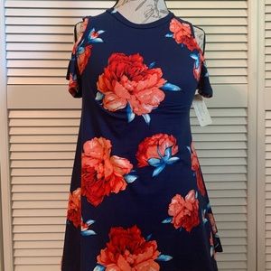 Floral Cold-Shoulder Top